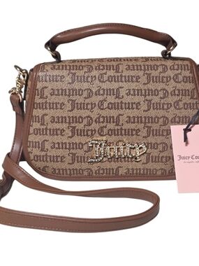 Juicy Couture Brown Logo Crossbody Bag